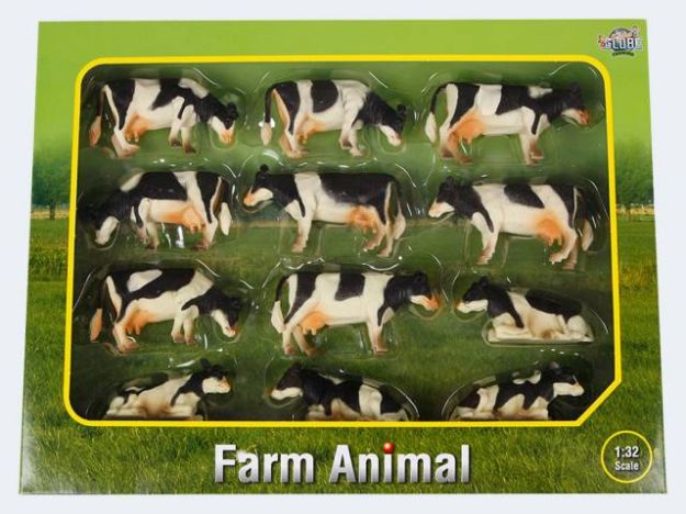 Bild von Farm 12 Kühe 1:32 sch/wss - 571929
