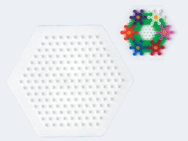 Bild von Hama Platte 8cm 6-eckig - 223