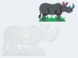 Bild von Hama Platte Nashorn - 295