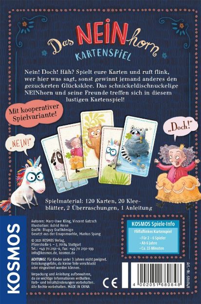 Bild von Kosmos Das NEINhorn - Kartenspiel - 680848