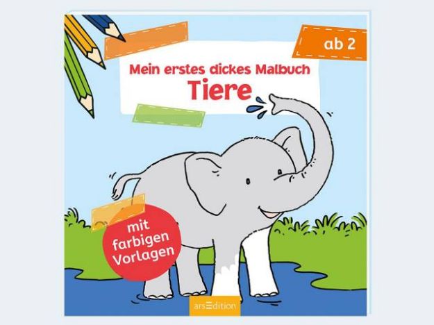 Bild von Mein erstes dickes Malbuch Tiere - 3959-2