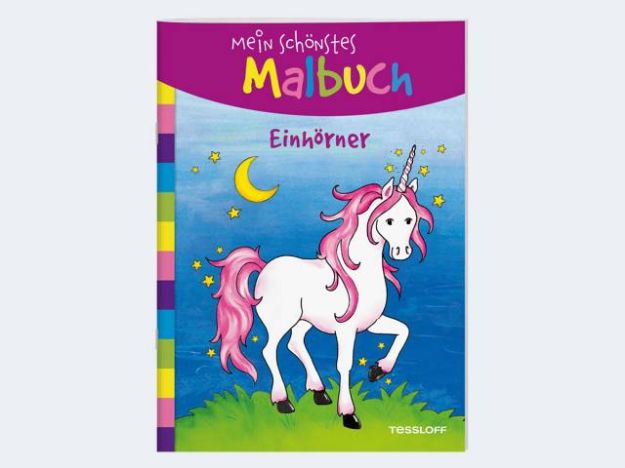 Bild von Schönstes Malb. Einhörner 5J 32S 20x28cm - 4135-1