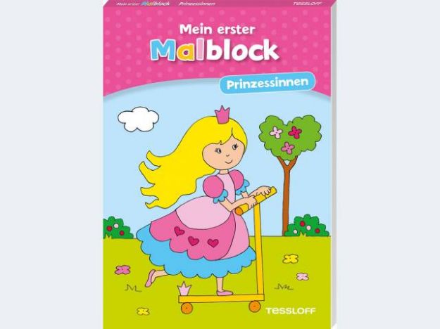 Bild von Erster Malbl. Prinzessin 4J 64S 21x15cm - 4489-5
