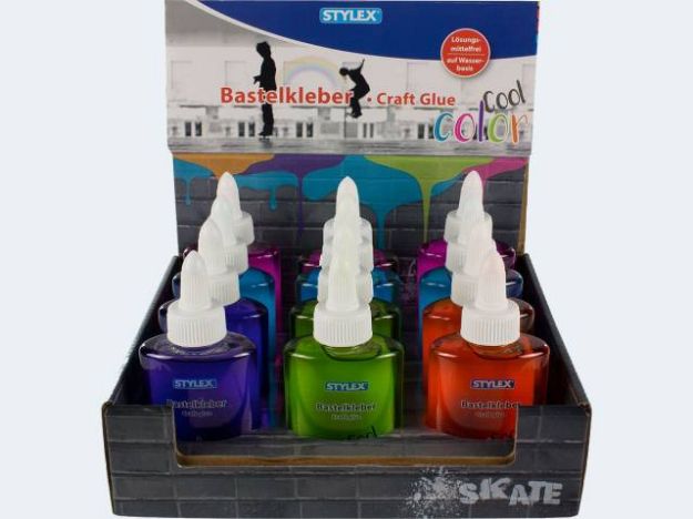 Bild von Bastelkleber Cool Color 90g - Eine Verkaufseinheit = 12 Stück - 23378