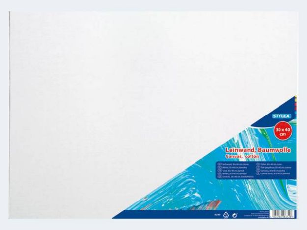 Bild von Leinwand 30x40cm Keilrahmen 100% Baumwollgewebe - 28632