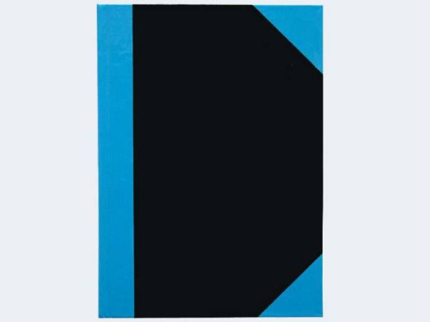 Bild von Kladde A6/96Bl liniert schwarz/blau - 29106