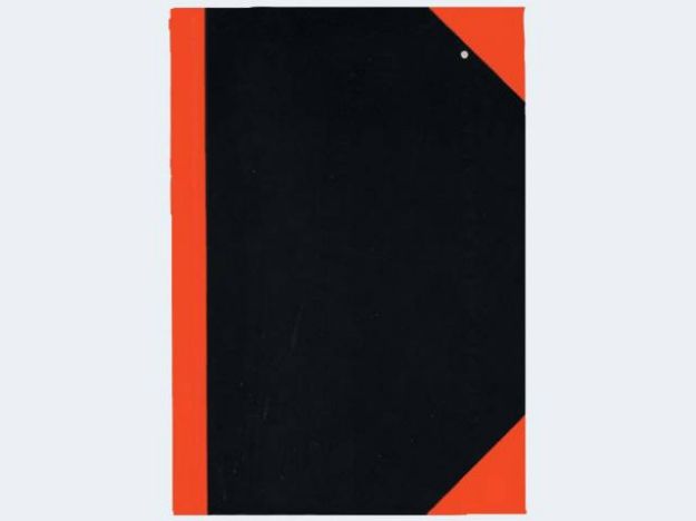 Bild von Kladde A4/96Bl kariert schwarz/rot - 29114