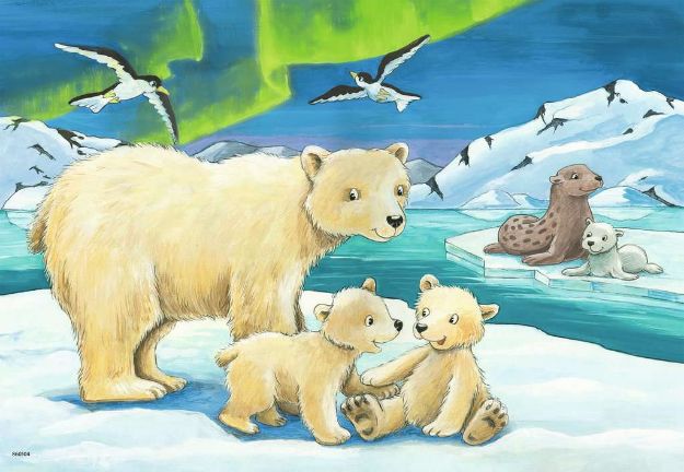 Bild von Ravensburger 05095 Puzzle Tierkinder aus aller Welt 24 Teile