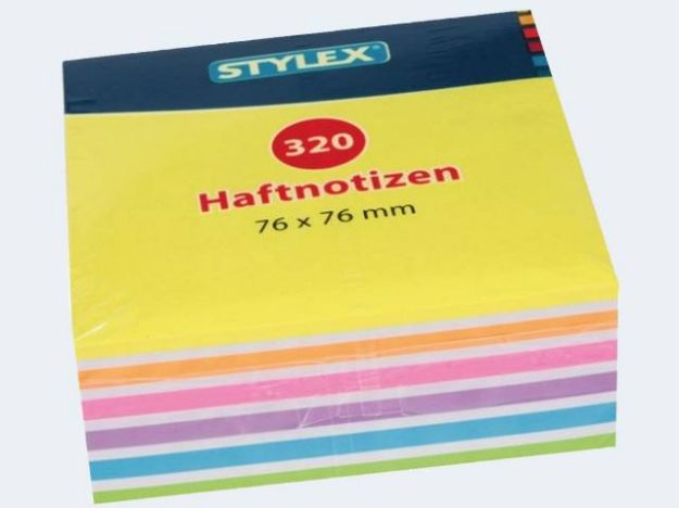 Bild von Haftnotiz 320Bl 76x76 neon - Eine Verkaufseinheit = 12 Stück - 31286