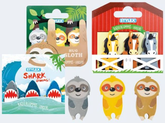 Bild von Radiergummi-Set 3tlg. - 34091