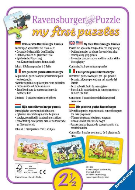 Bild von My first Rahmenpuzzle Gute Tierfreunde - 06571