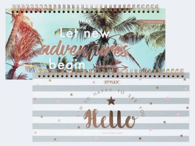 Bild von Wochenplander zeitlos quer Kopfspirale 2 Desings - 43785