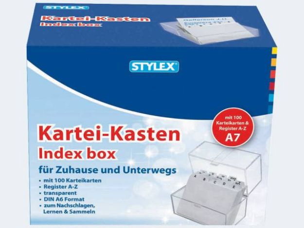 Bild von Karteikasten A7 glasklar - 49971