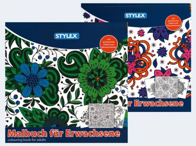 Bild von Malbuch f. Erwachsene 24x24cm 48S. 120g - Ein Stück wird nach dem Zufallsprinzip zugesendet! - 77170