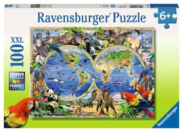 Bild von Puzzle 100T XXL Tierischum die Welt - 10540