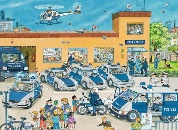 Bild von Ravensburger 10867 Puzzle Polizeirevier 100 Teile