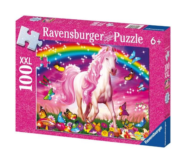 Bild von Puzzle 100T Glitzer Pferdetraum - 13927