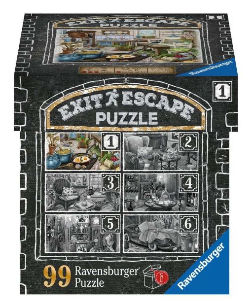 Bild von Ravensburger 16877 Puzzle EXIT Im Gutshaus Küche 99 Teile