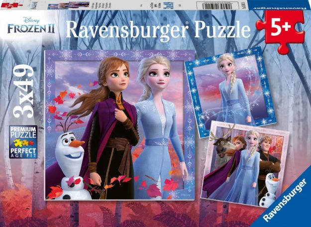 Bild von Ravensburger 05011 Puzzle: Disney Die Eiskönigin 2 Die Reise beginnt 3 x 49 Teile