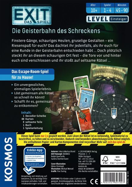 Bild von Kosmos EXIT -  Die Geisterbahn des Schreckens - 697907