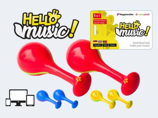 Bild von Voggenreiter Hello Music App mit Maracas - 1151-9