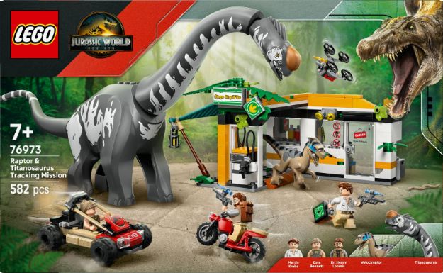Bild von LEGO® Jurassic World™ - 76973 Raptor & Titanosaurus: Große Fährtensuche