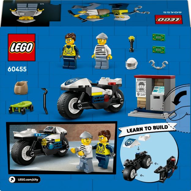 Bild von LEGO® City - 60455 Verfolgungsjagd mit dem Polizeimotorrad