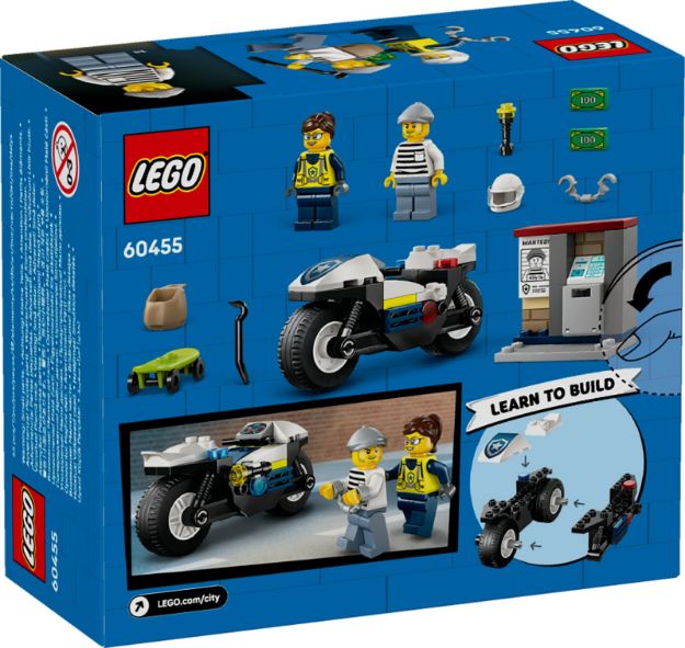 Bild von LEGO® City - 60455 Verfolgungsjagd mit dem Polizeimotorrad