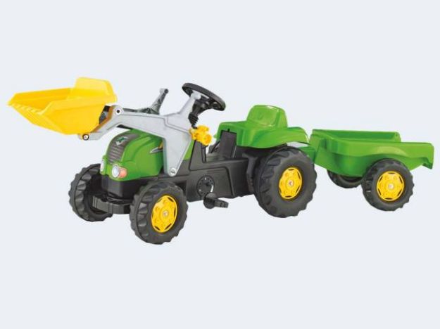 Bild von Rolly Kid Trak mit Lader und Hänger 169cm grün - 02 313 4