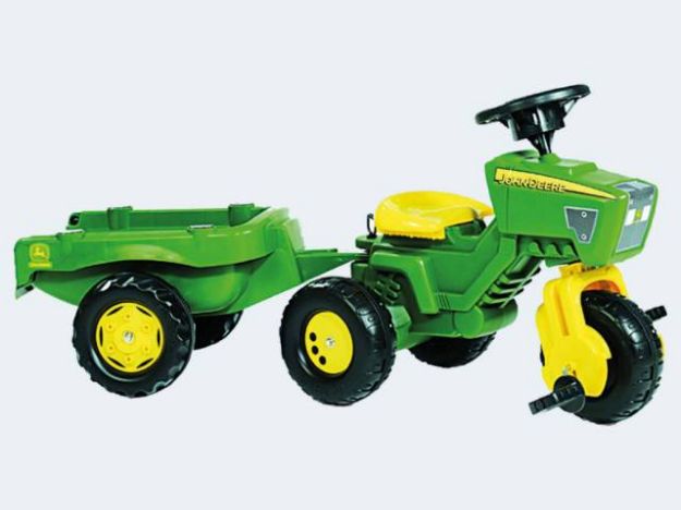 Bild von Rolly Dreiradtrakt John Deere mit 1-Achsanhänger - 05 276 9