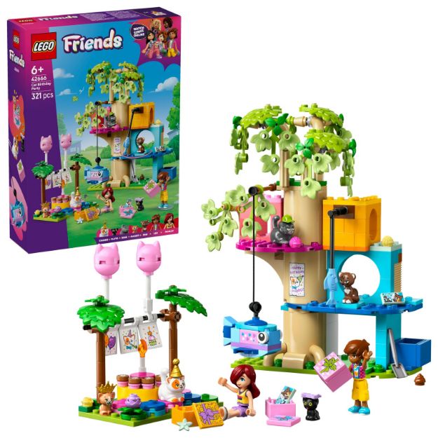 Bild von LEGO® Friends - 42666 Katzengeburtstagsparty & Baumhaus