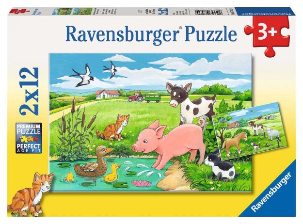 Bild von Ravensburger 07550 Puzzle 2x12Teile - 07582