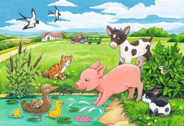 Bild von Ravensburger 07550 Puzzle 2x12Teile - 07582
