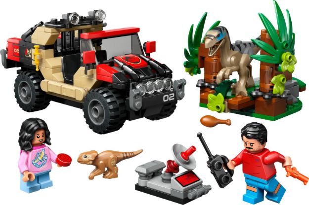 Bild von LEGO® Jurassic World™ - 76972 Raptor: Verfolgungsjagd mit dem Geländewagen