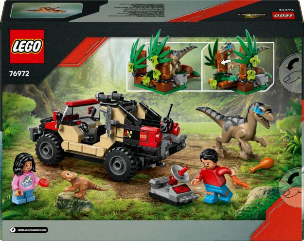 Bild von LEGO® Jurassic World™ - 76972 Raptor: Verfolgungsjagd mit dem Geländewagen
