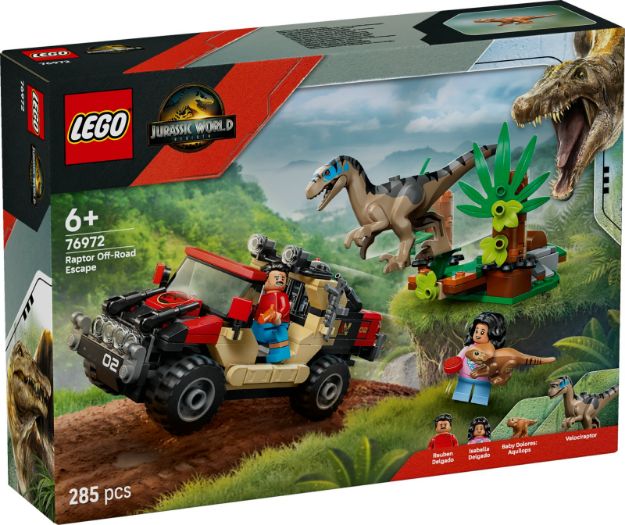 Bild von LEGO® Jurassic World™ - 76972 Raptor: Verfolgungsjagd mit dem Geländewagen