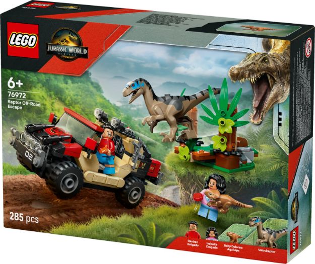 Bild von LEGO® Jurassic World™ - 76972 Raptor: Verfolgungsjagd mit dem Geländewagen