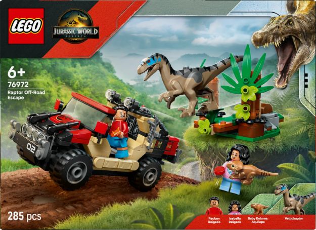 Bild von LEGO® Jurassic World™ - 76972 Raptor: Verfolgungsjagd mit dem Geländewagen
