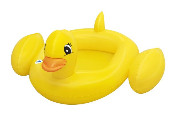 Bild von Badeboot Ente für Kinder 98cm mit Lautsprecher - 34151