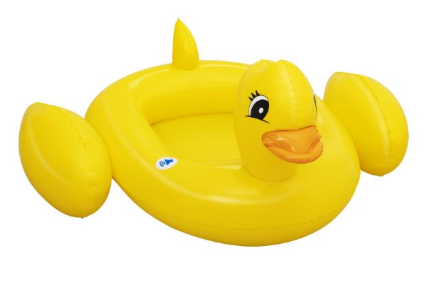 Bild von Badeboot Ente für Kinder 98cm mit Lautsprecher - 34151