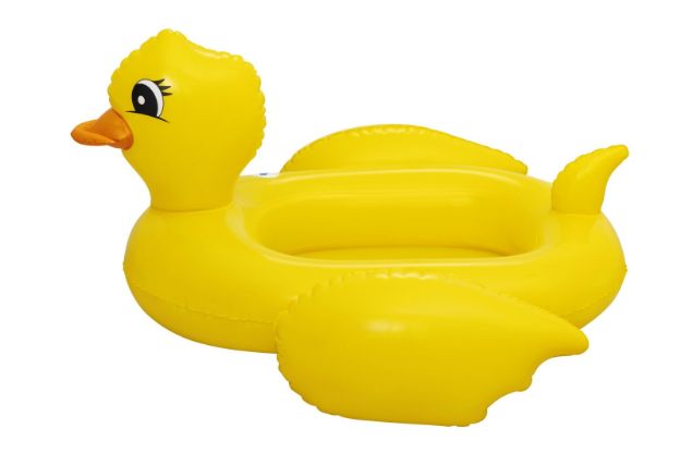 Bild von Badeboot Ente für Kinder 98cm mit Lautsprecher - 34151