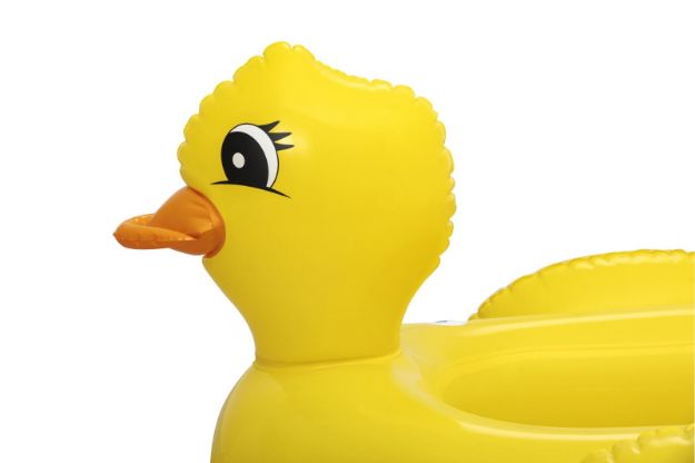 Bild von Badeboot Ente für Kinder 98cm mit Lautsprecher - 34151