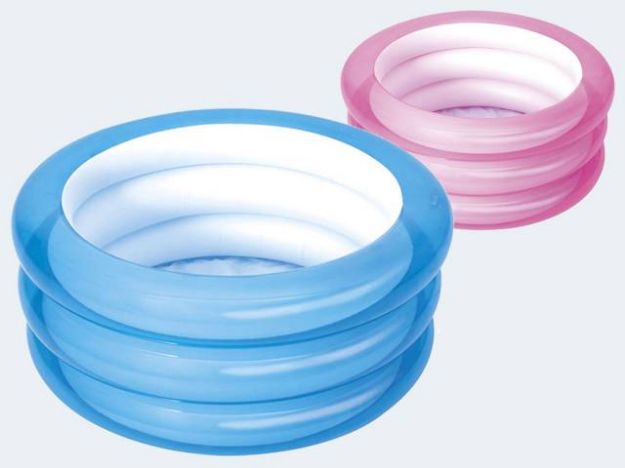 Bild von Planschbecken Kiddie Longue 70x30cm 3 Ringe - Pro Bestellung wird eine von 2 Varianten per Zufallsprinzip zugesendet! - 51033