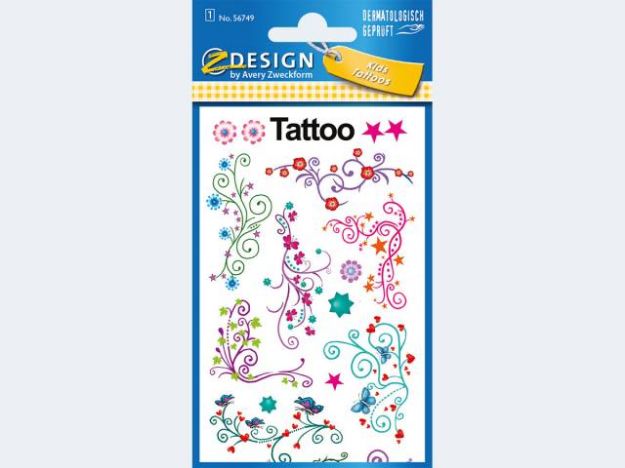 Bild von Tattoos Ranken - Eine Verkaufseinheit = 10 Stück - 56749