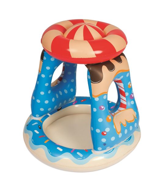 Bild von Babypool mit Sonnenschutzdach Candyville 91x89cm - B52270