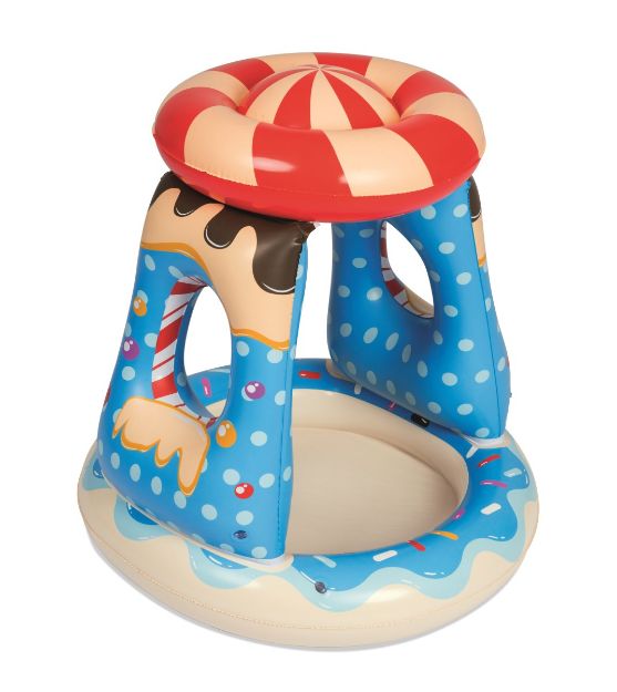 Bild von Babypool mit Sonnenschutzdach Candyville 91x89cm - B52270
