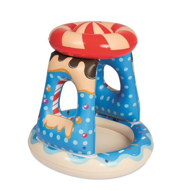 Bild von Babypool mit Sonnenschutzdach Candyville 91x89cm - B52270