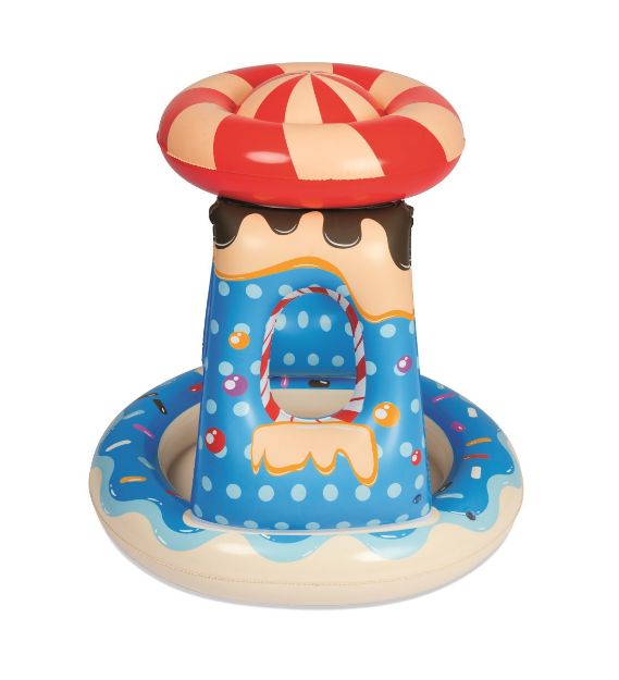 Bild von Babypool mit Sonnenschutzdach Candyville 91x89cm - B52270