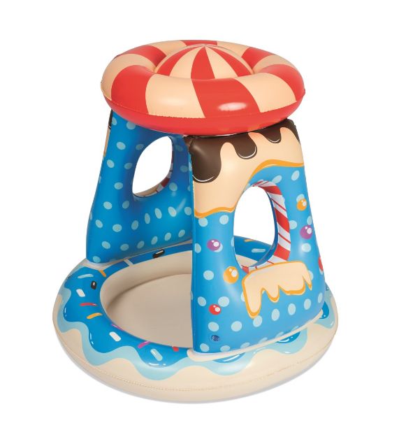 Bild von Babypool mit Sonnenschutzdach Candyville 91x89cm - B52270