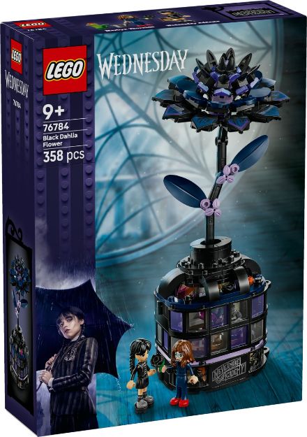 Bild von LEGO® Wednesday - 76784 Schwarze Dahlie